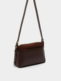 Bolso Bandolera Con Piel