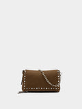 Bolso De Hombro Efecto Piel Con Tachuelas