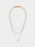Set De Collares Cortos Con Perlas