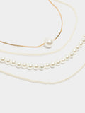 Set De Collares Cortos Con Perlas