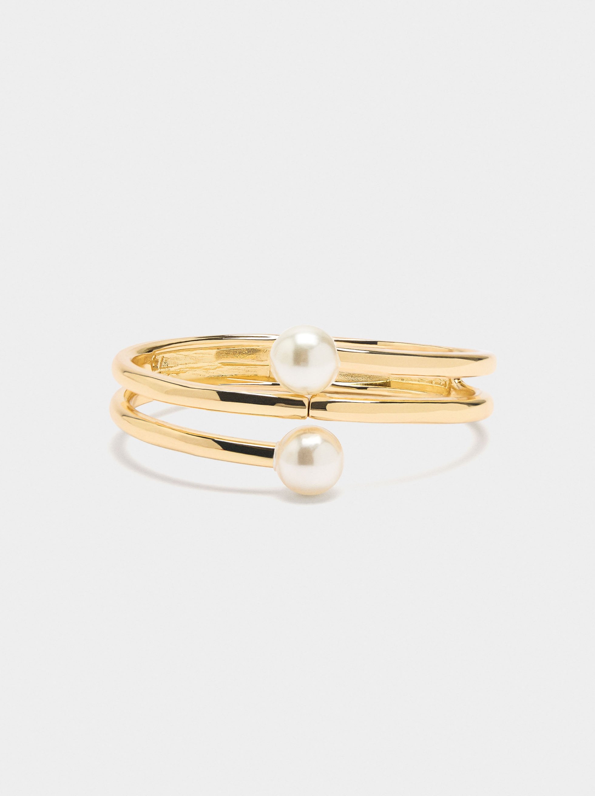 Pulsera Espiral De Perlas