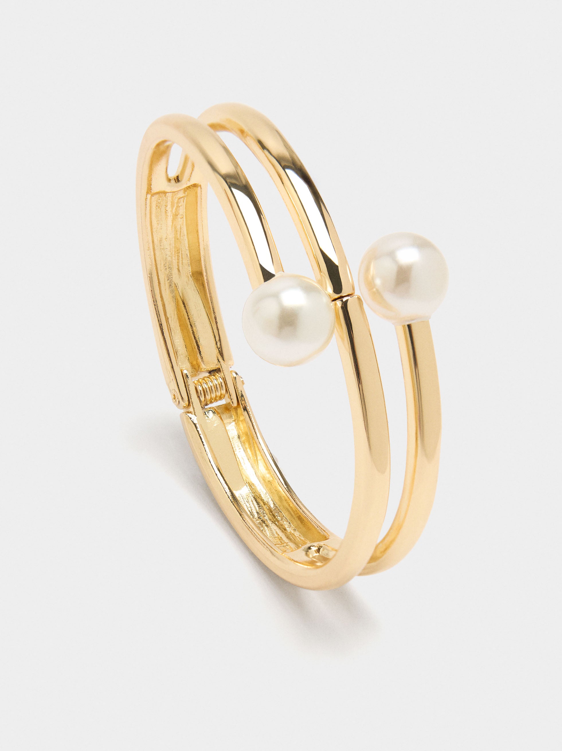 Pulsera Espiral De Perlas