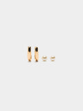 Set De Pendientes De Perlas