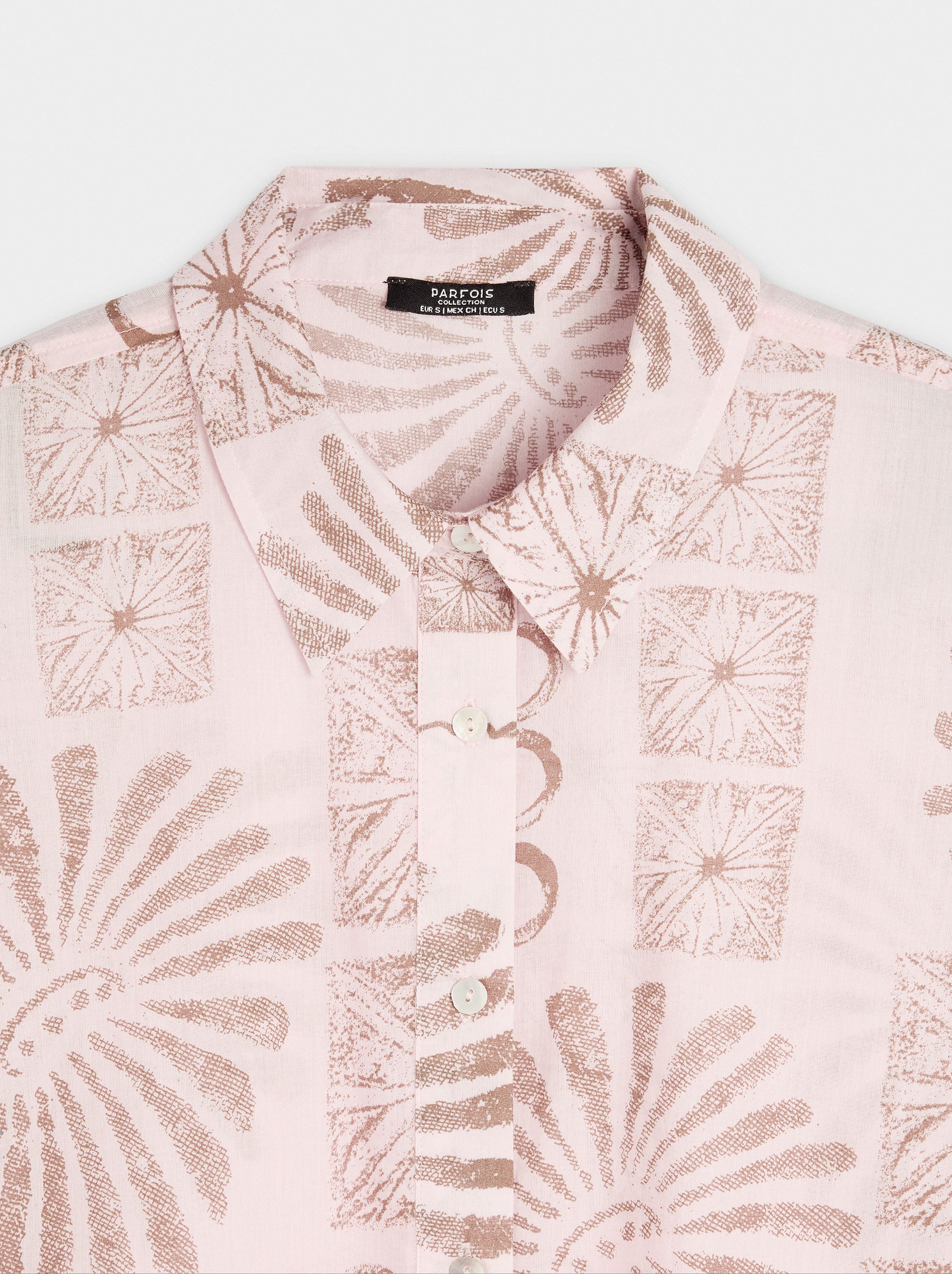 Camisa Estampada 100% Algodón