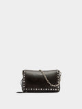 Bolso De Hombro Efecto Piel Con Tachuelas