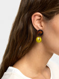 Pendientes Redondos De Efecto Carey
