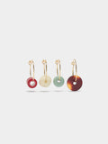Set De Aros Cuentas Multiformas