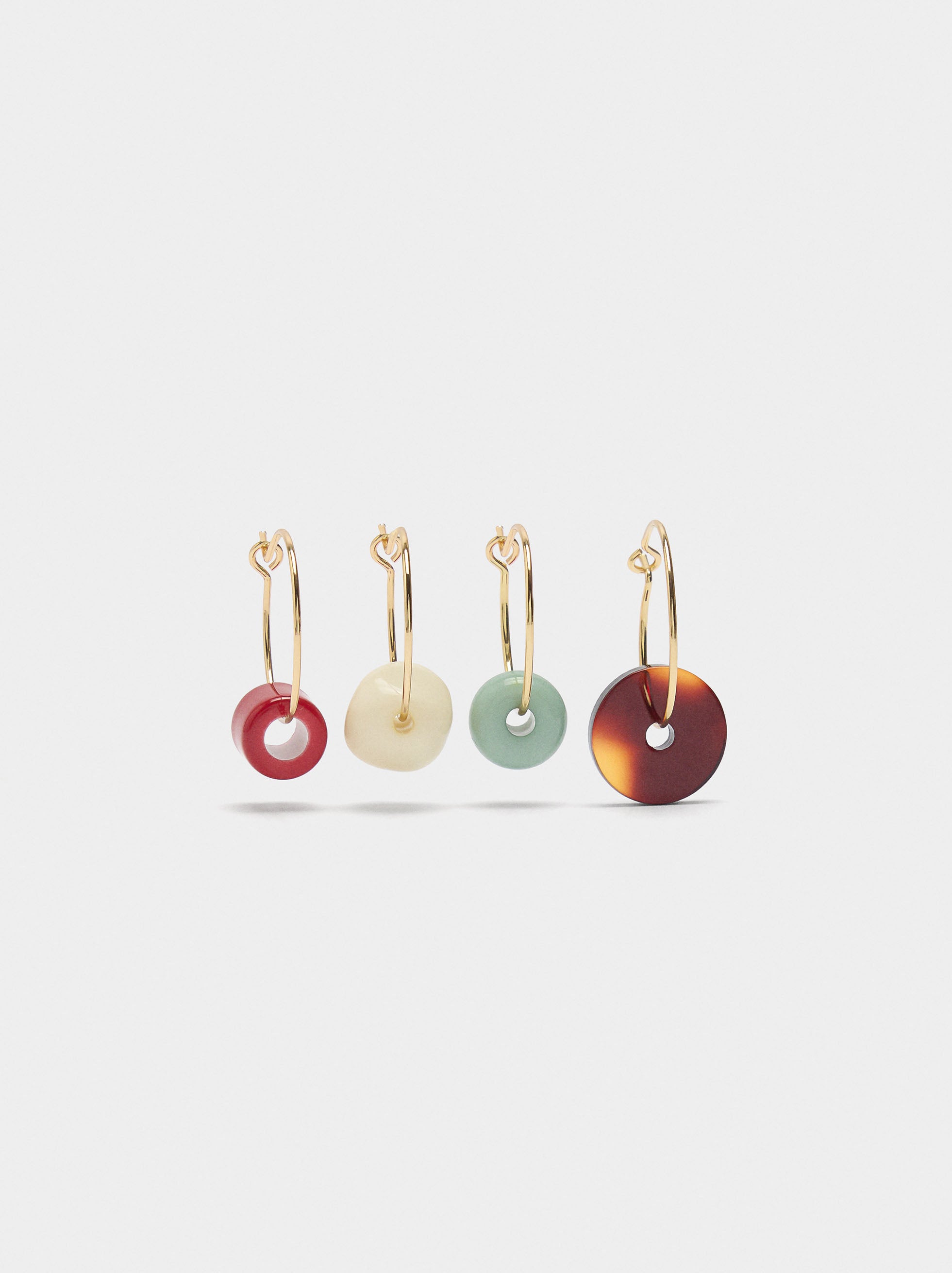 Set De Aros Cuentas Multiformas