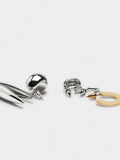 Set De Pendientes Bicolor