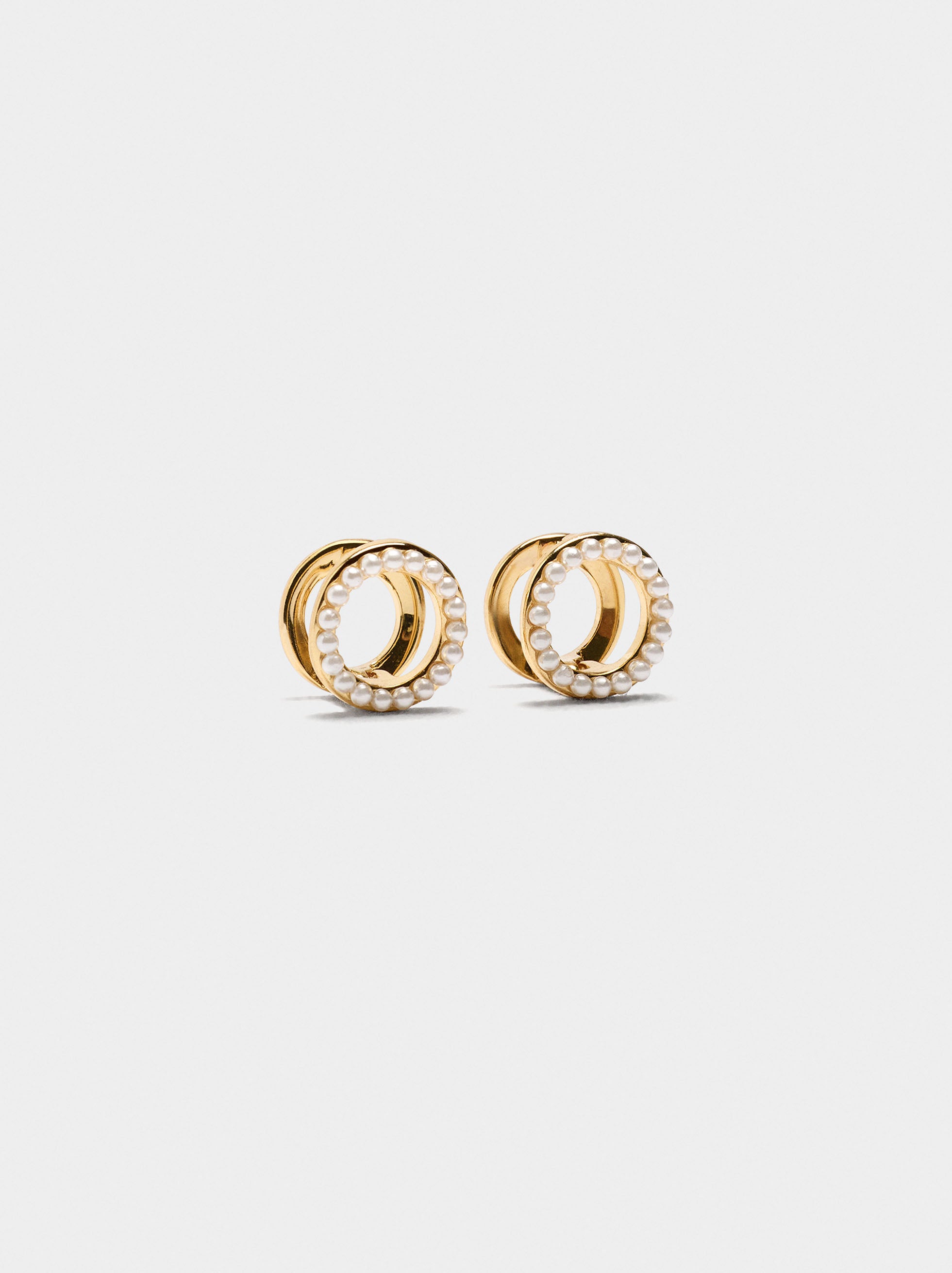 Aros Con Perlas