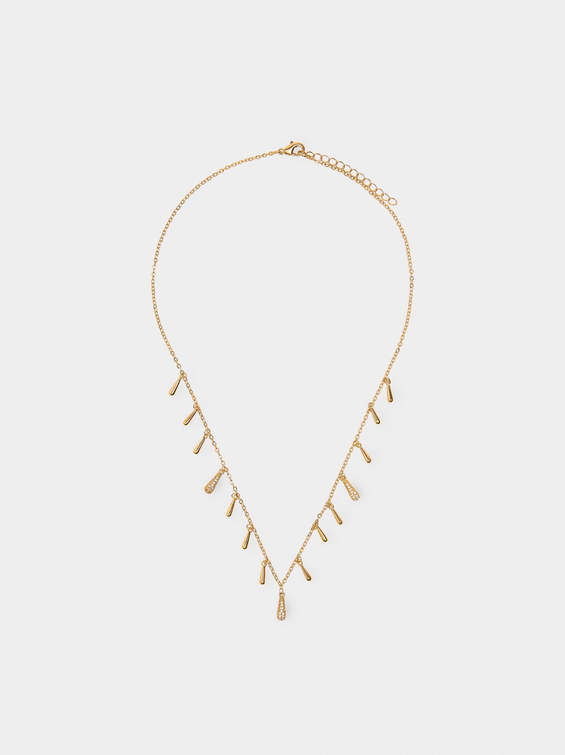 Collar Lágrimas Con Circonitas