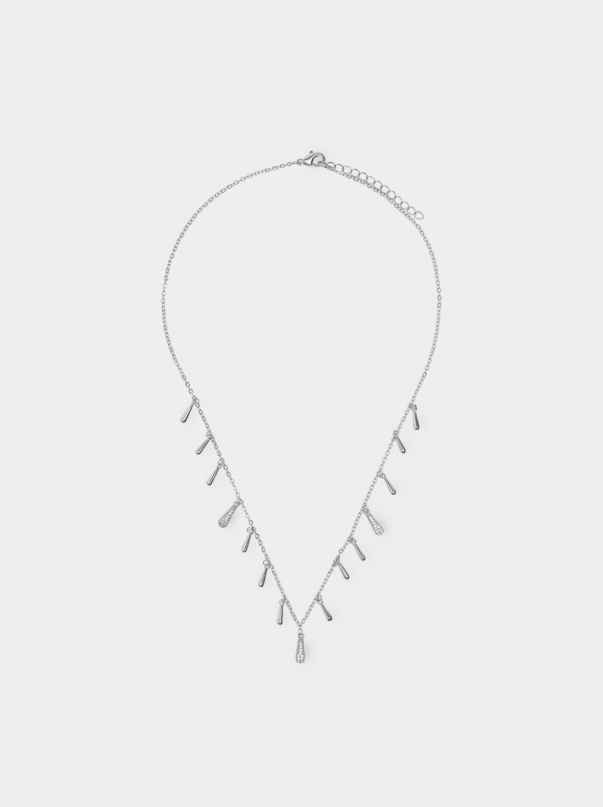 Collar Lágrimas Con Circonitas