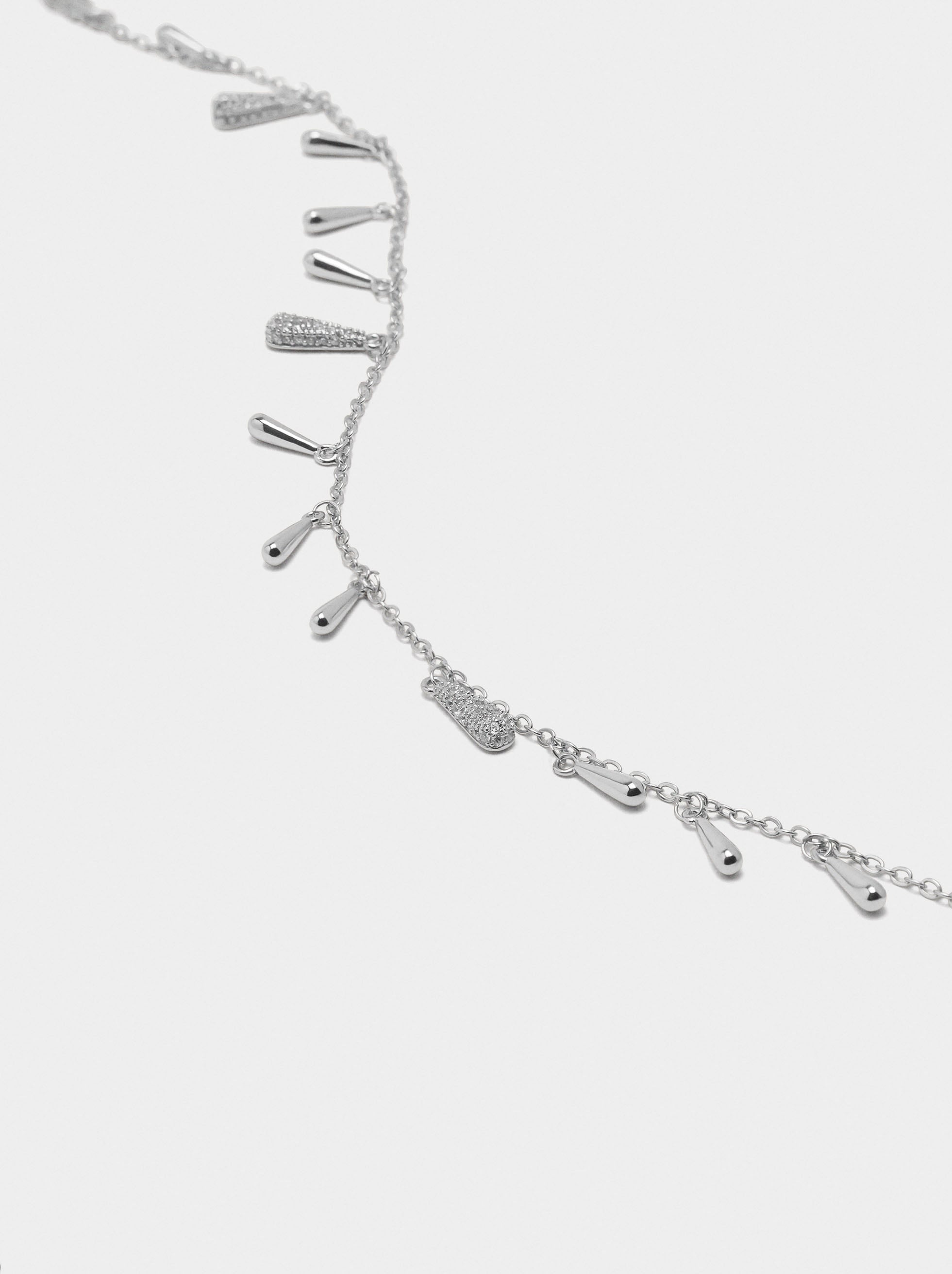 Collar Lágrimas Con Circonitas