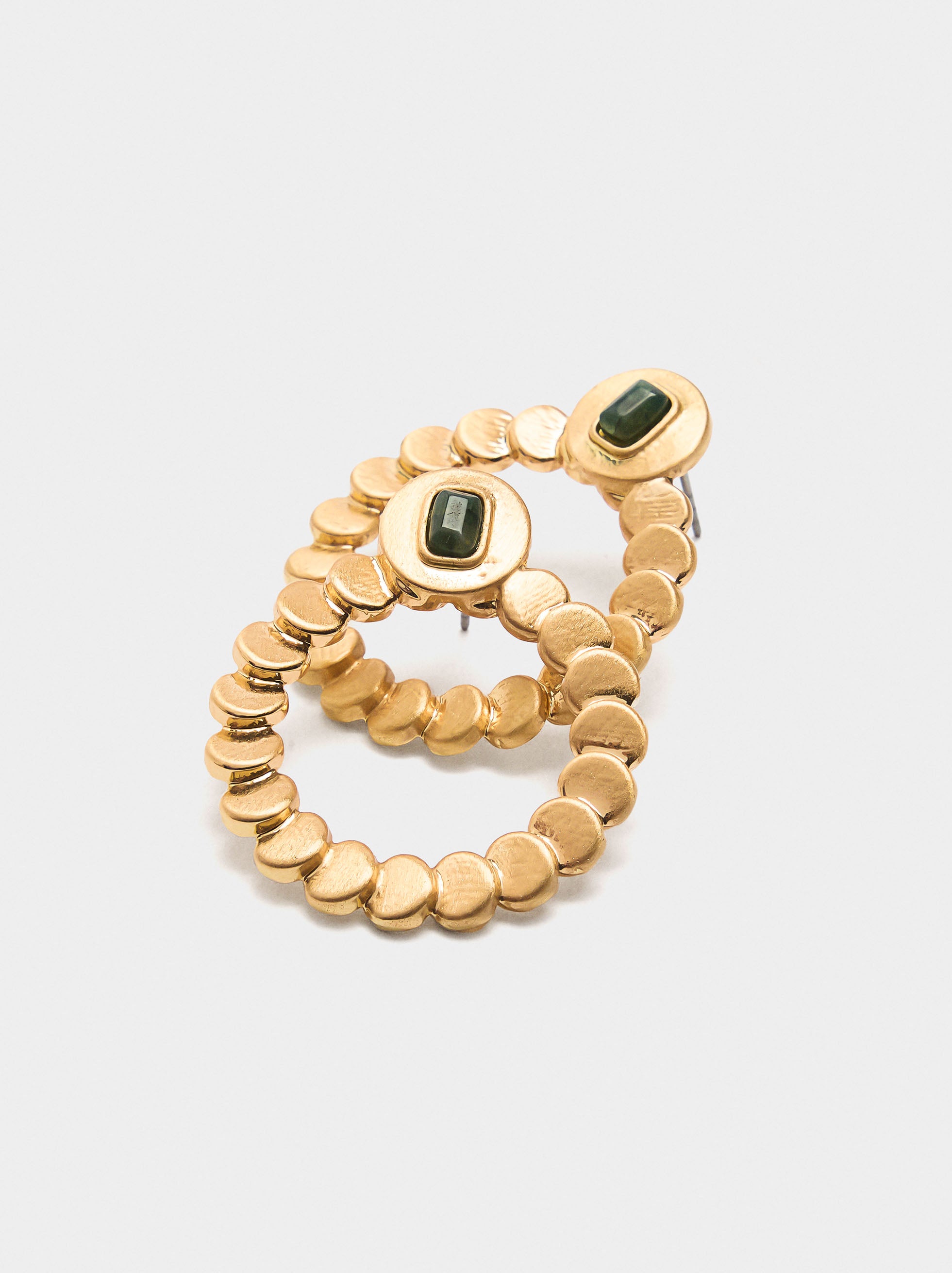 Aros Con Piedra
