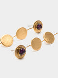Pendientes Largos Con Piedras
