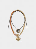 Set De Collares Efecto Carey