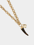 Collar Largo Con Colgante Efecto Carey