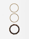 Set De Pulseras Efecto Piedra