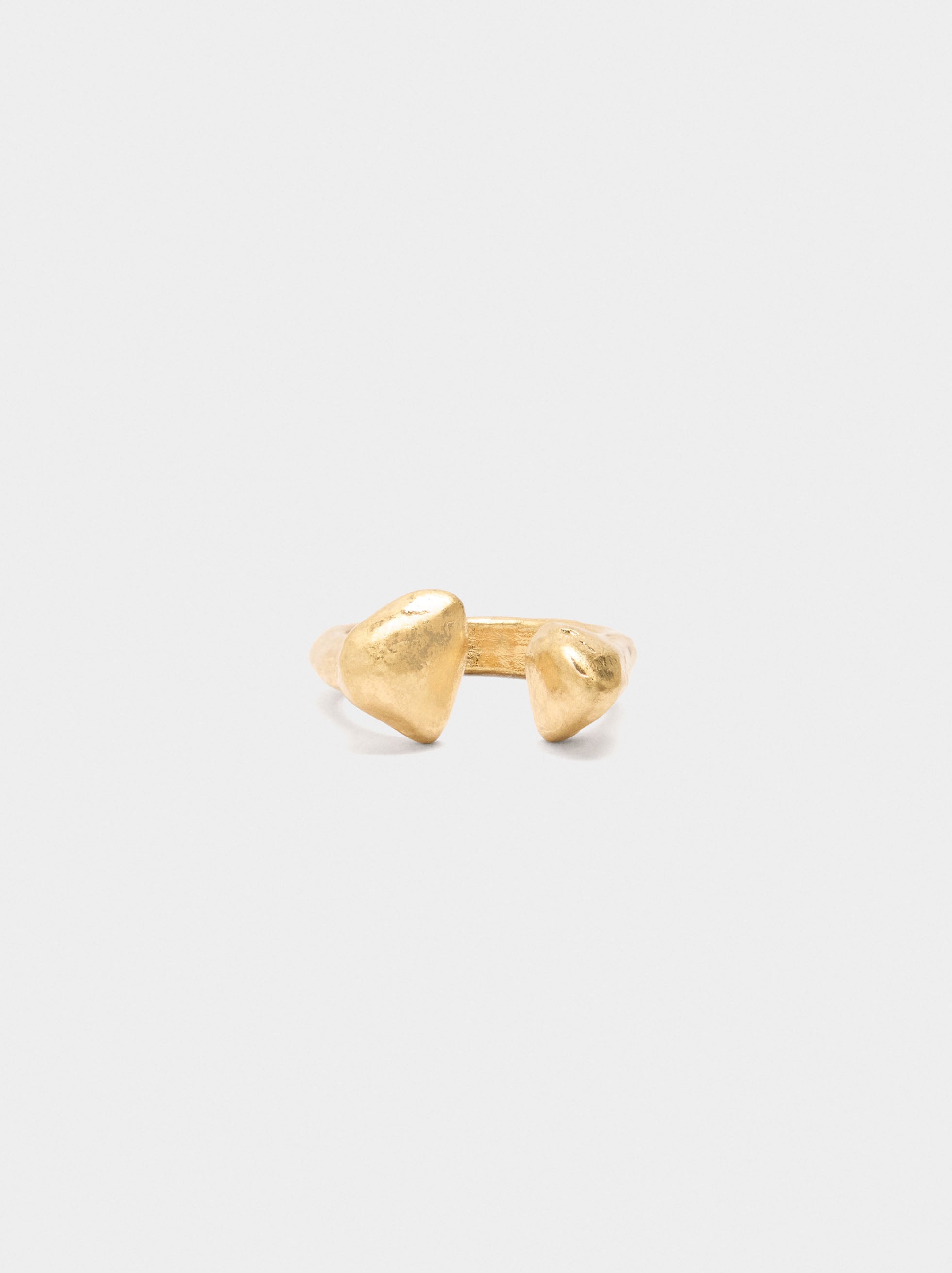 Anillo Abierto Con Relieve