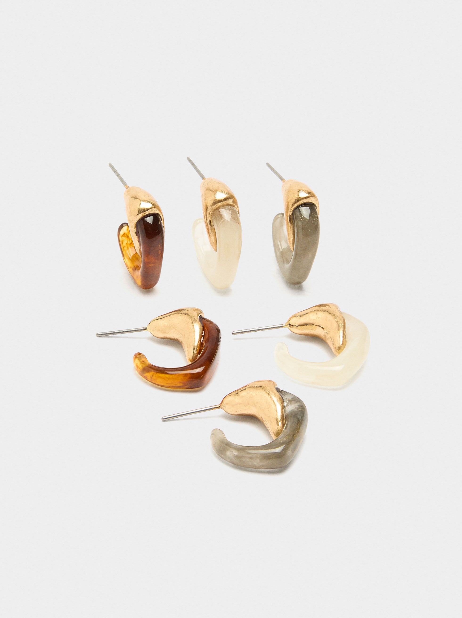 Set De Aros De Resina