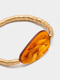 Pulsera Elástica Con Detalle Efecto Piedra