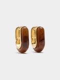 Aros Alargados Con Efecto Carey