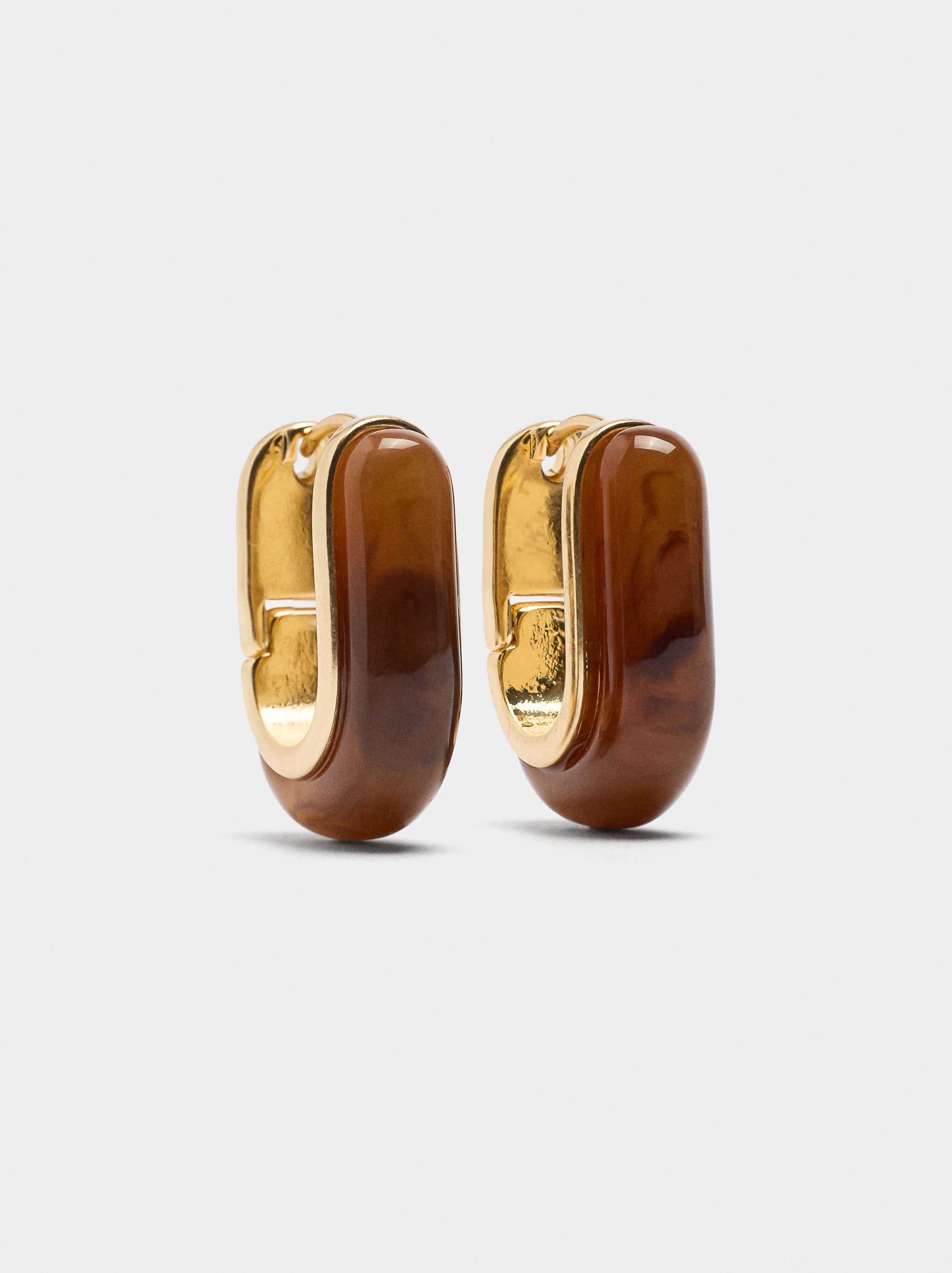 Aros Alargados Con Efecto Carey