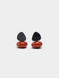 Pendientes Cortos Con Resina