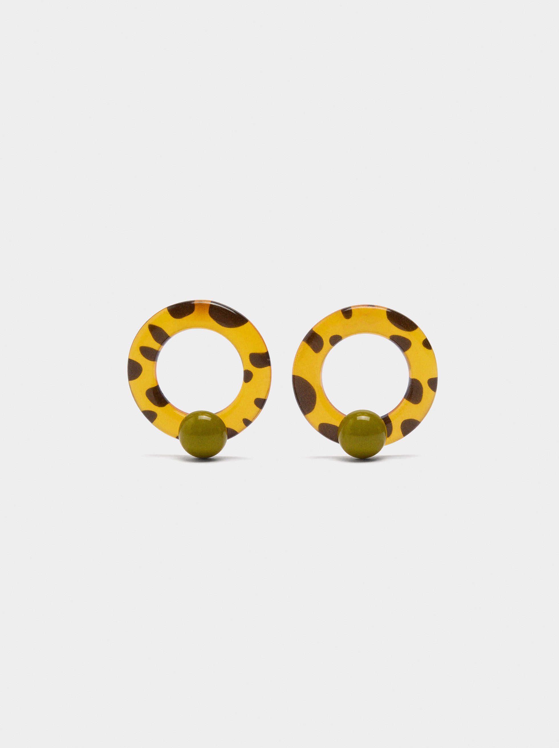 Pendientes De Aro Con Esfera