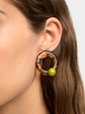 Pendientes De Aro Con Esfera