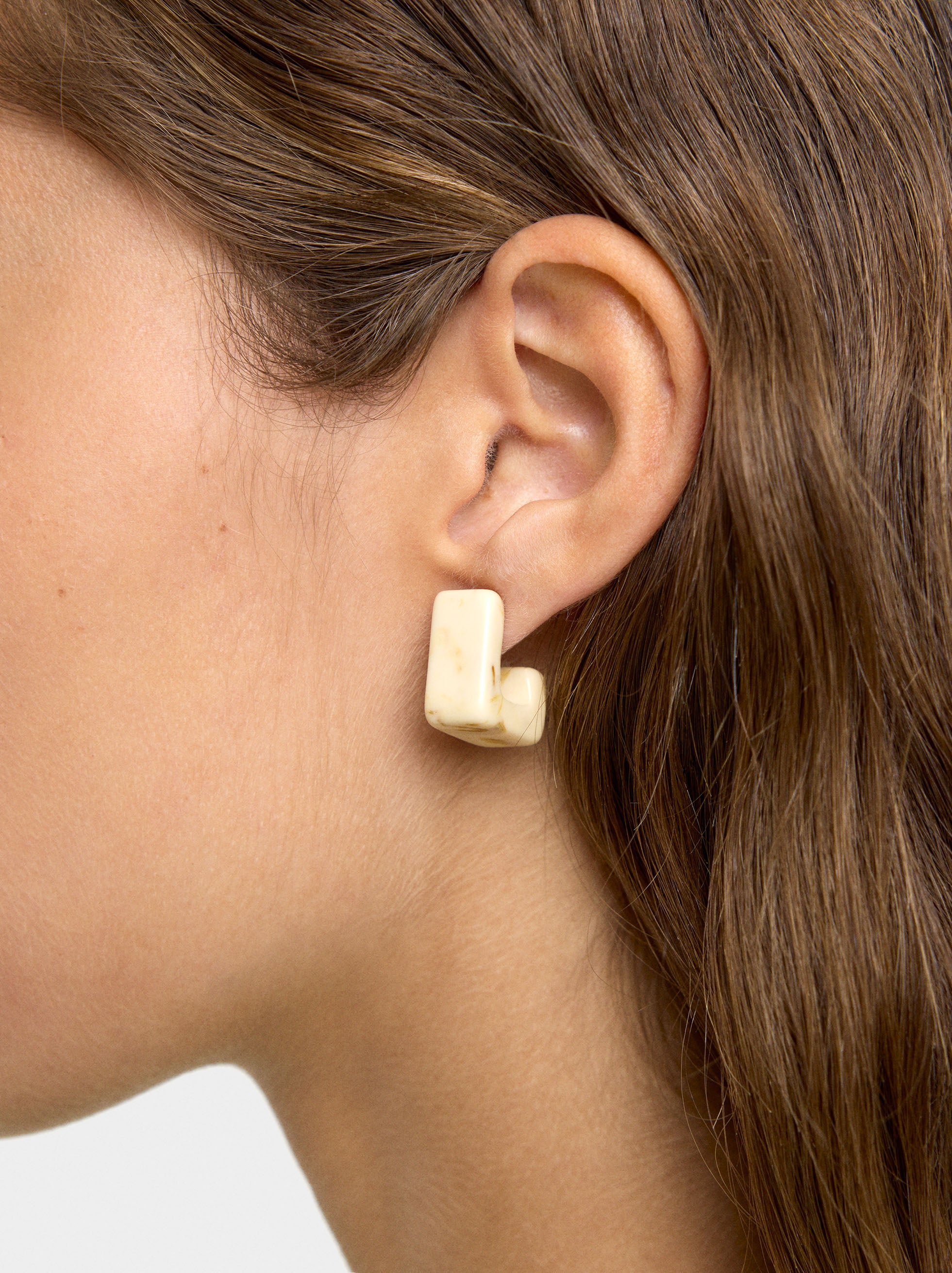 Aros Rectangulares Efecto Piedra