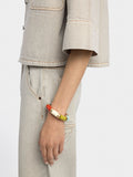 Pulsera Elástica De Cuentas Cilíndricas