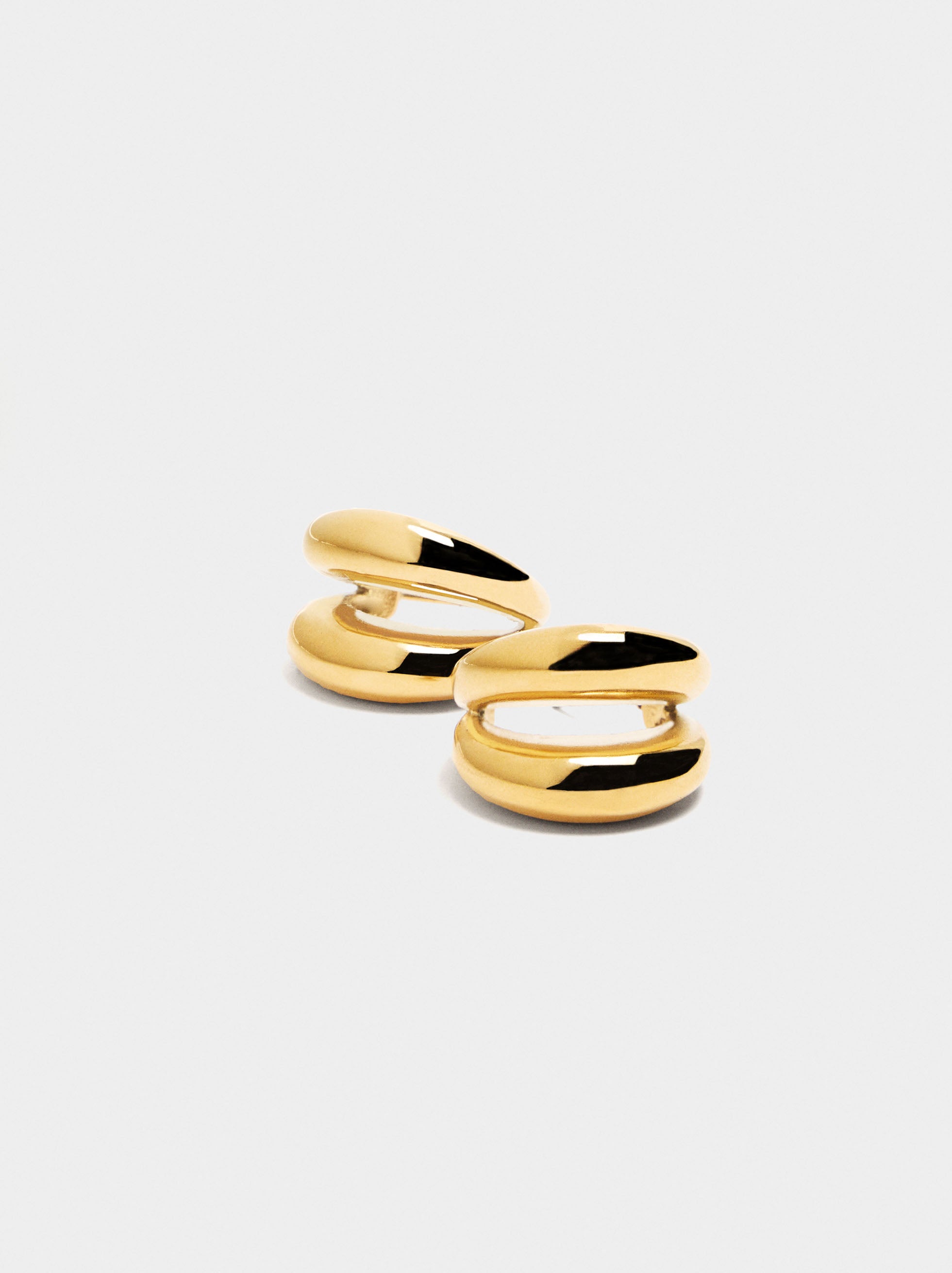 Aros Dorados - Acero Inoxidable