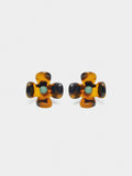 Pendientes De Flor Efecto Carey