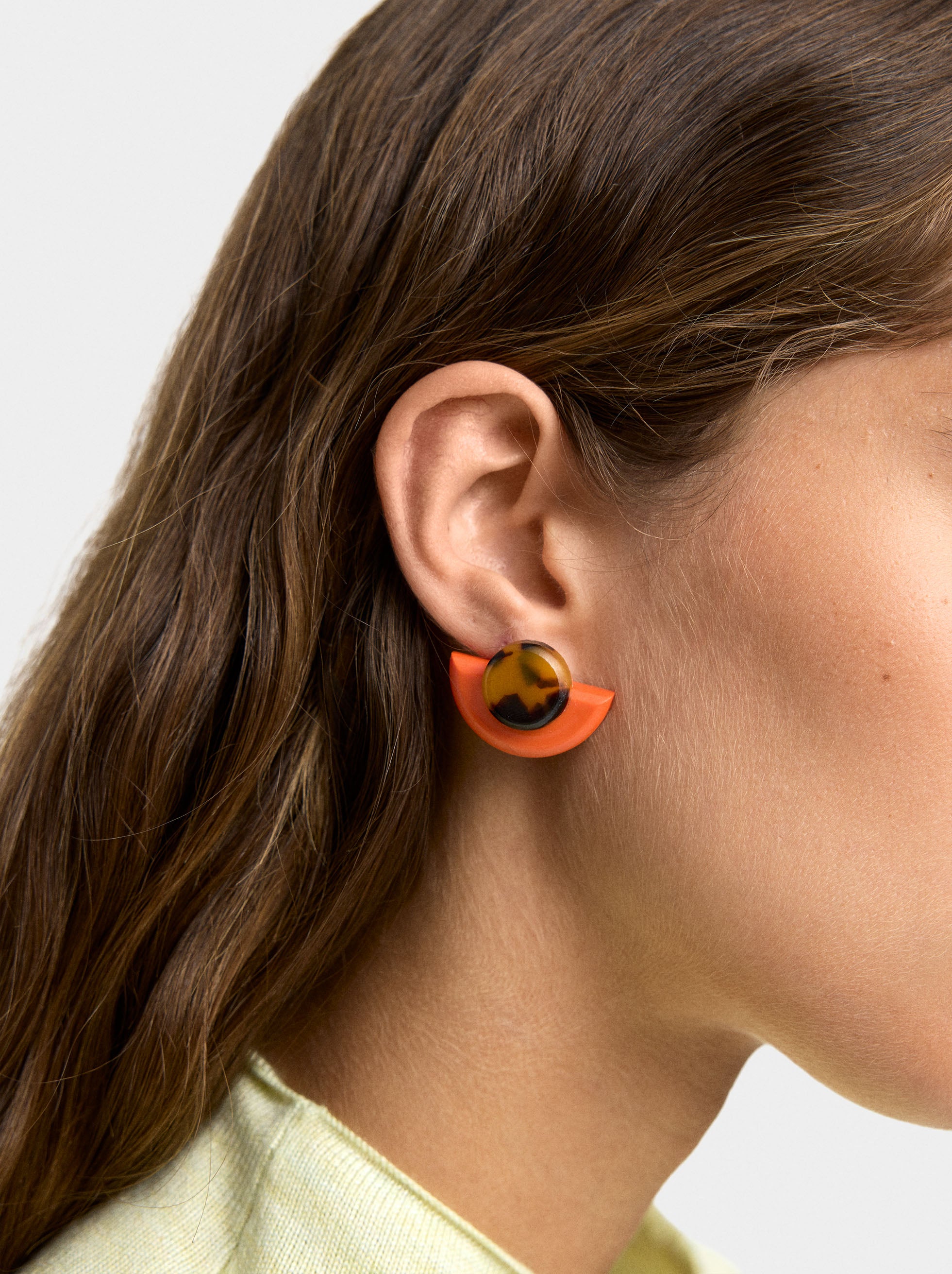 Pendientes Abanico Efecto Carey