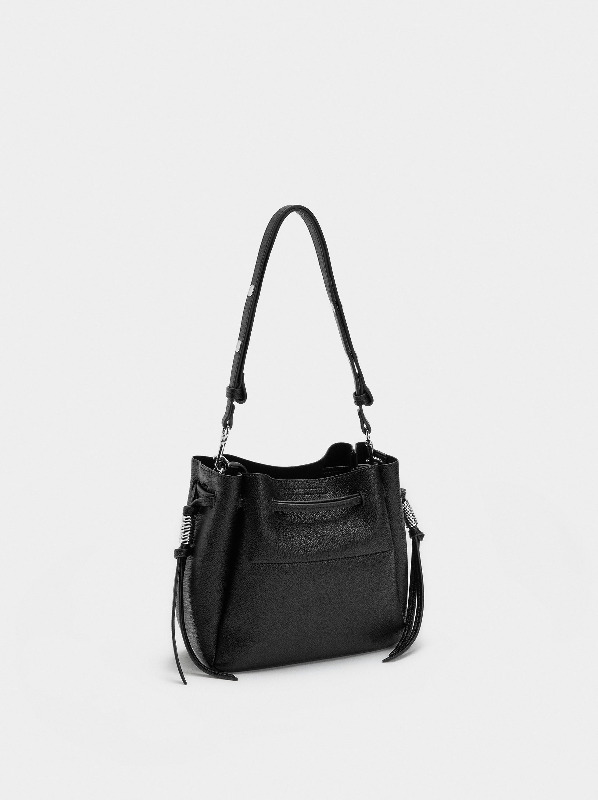Bolso Bombonera Con Textura
