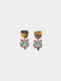 Pendientes Largos Colgante Tigre