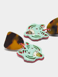 Pendientes Largos Colgante Tigre