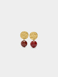 Pendientes Cortos Con Piedra
