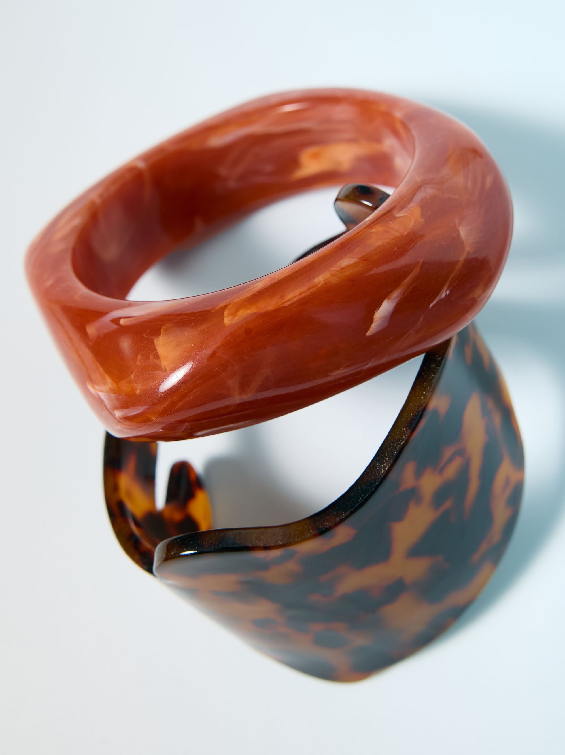 Pulsera Maxi Cuadrada De Efecto Piedra