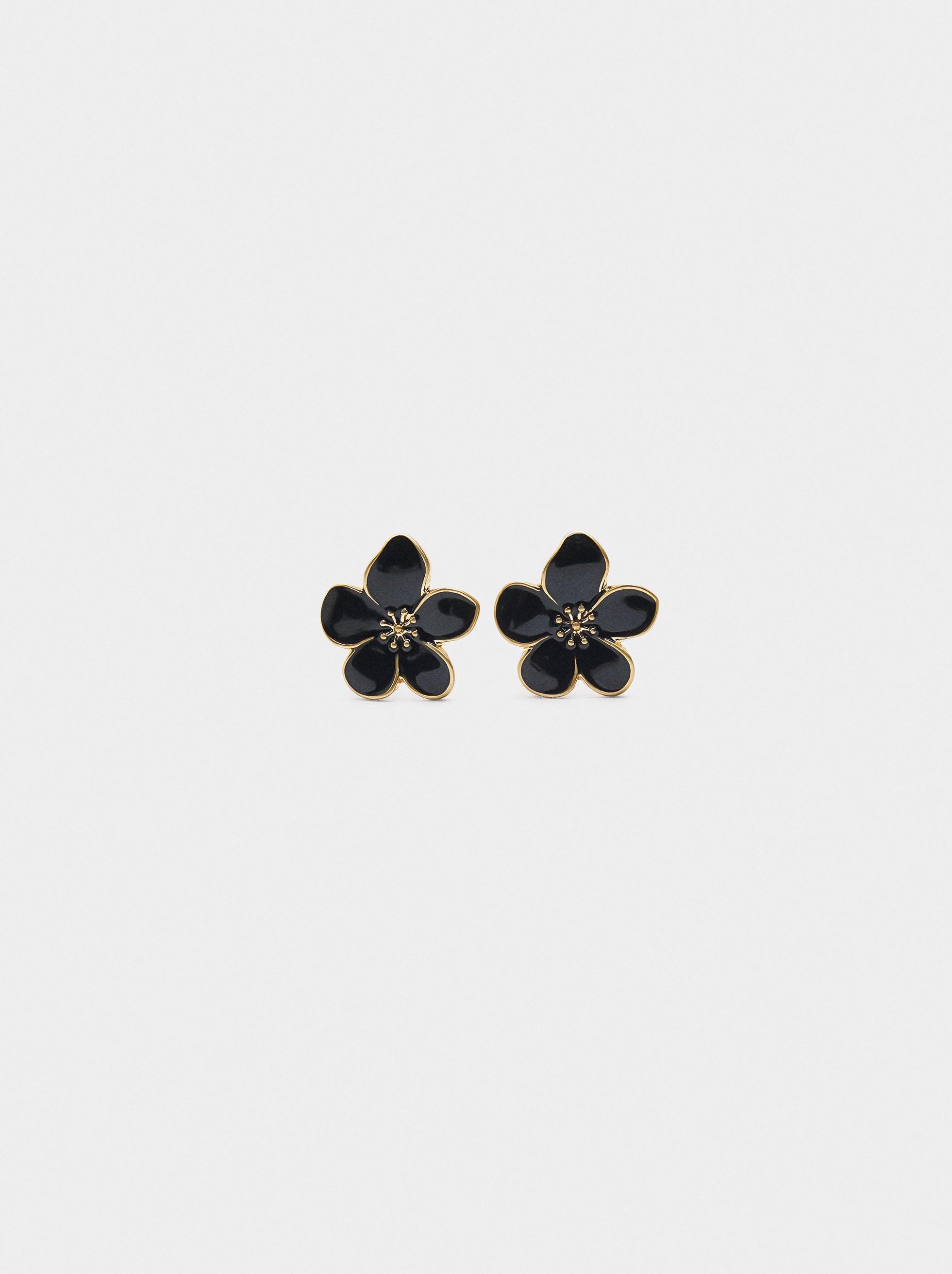 Pendientes De Flor Esmaltados
