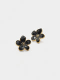 Pendientes De Flor Esmaltados