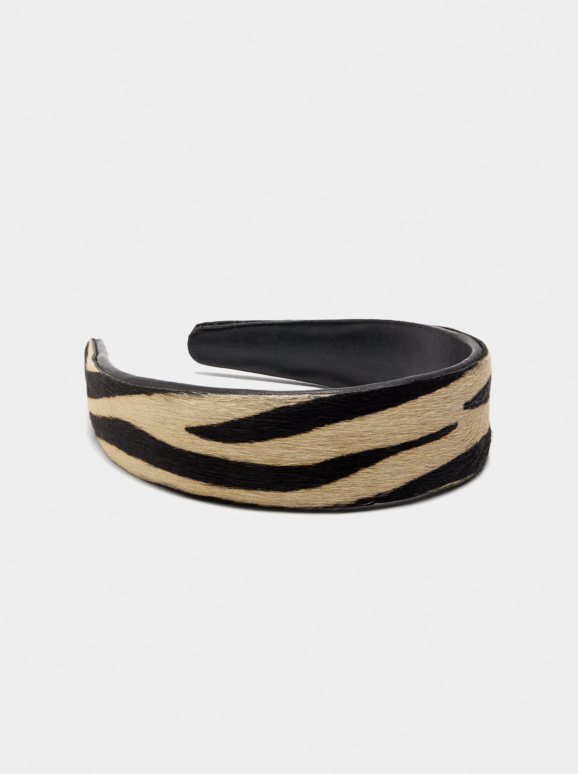 Diadema Con Piel