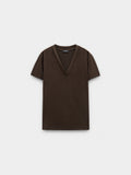 Camiseta Básica Cuello Pico