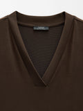 Camiseta Básica Cuello Pico
