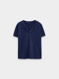 Camiseta Básica Cuello Pico