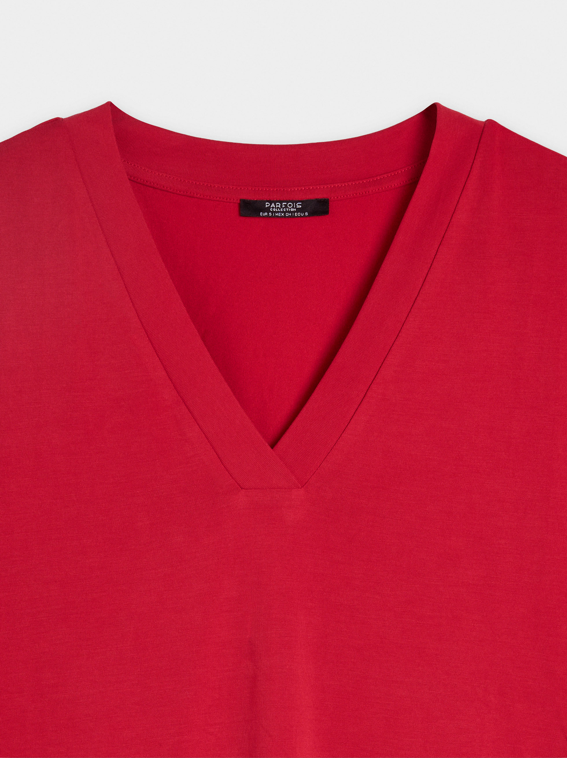 Camiseta Básica Cuello Pico