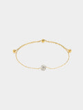 Pulsera Con Circonitas - Acero Inoxidable