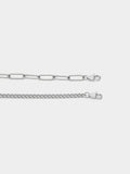 Set De Collares De Eslabones - Acero Inoxidable