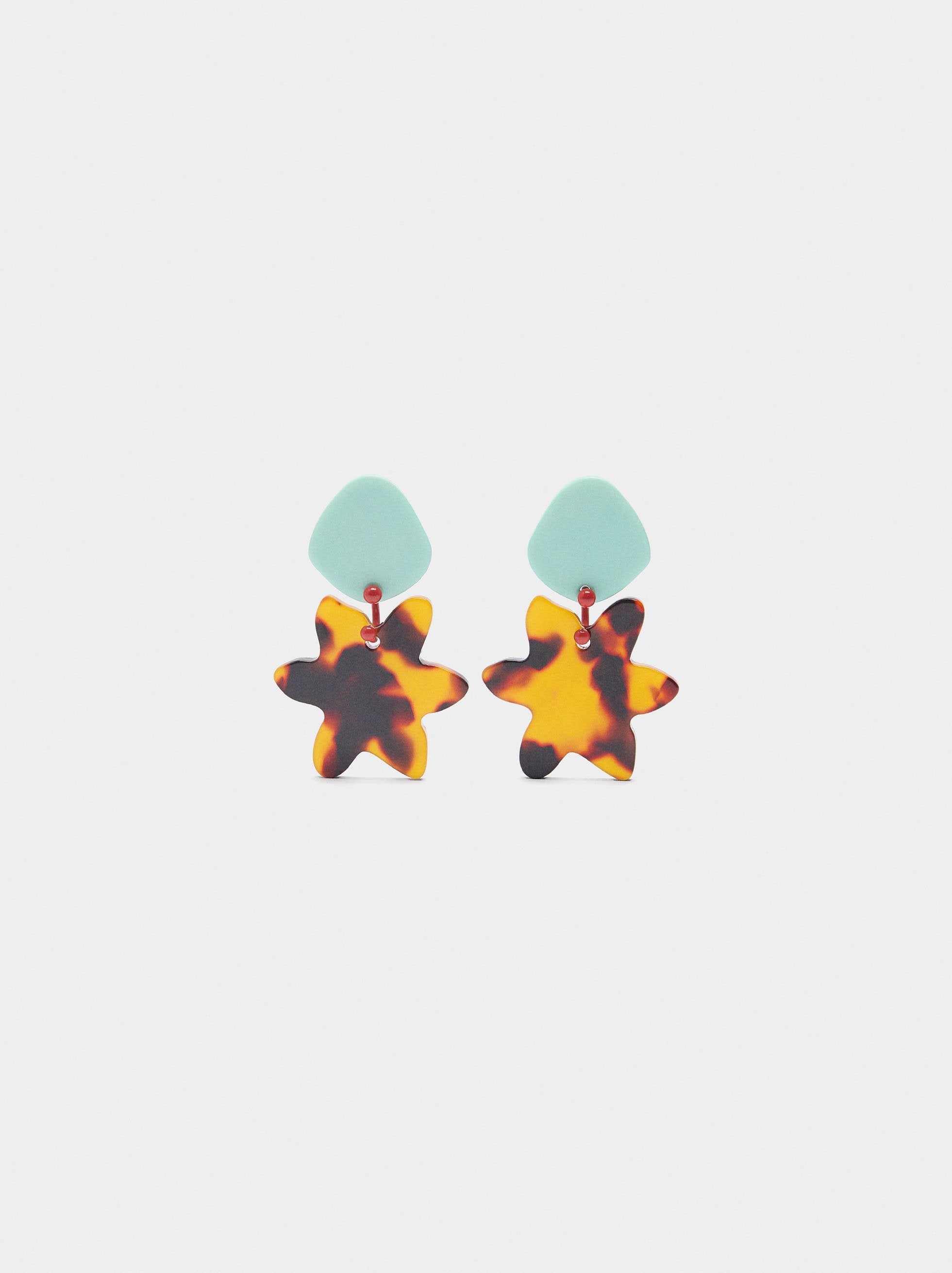 Pendientes De Estrella Efecto Carey